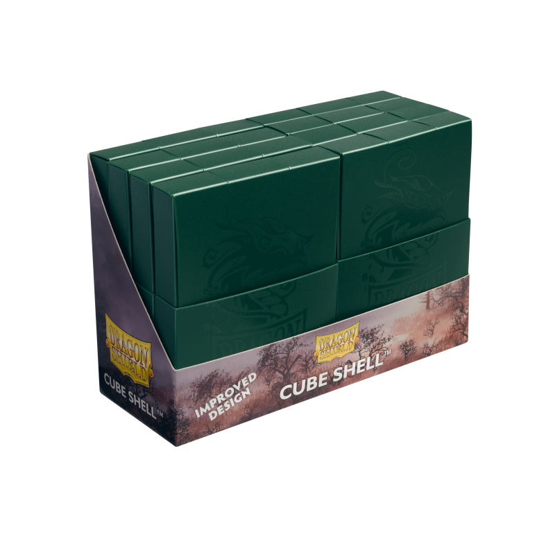Dragon Shield Cube Shell (Whole Box 8 pcs)-Forest Green-Dragon Shield-Ace Cards &amp; Collectibles