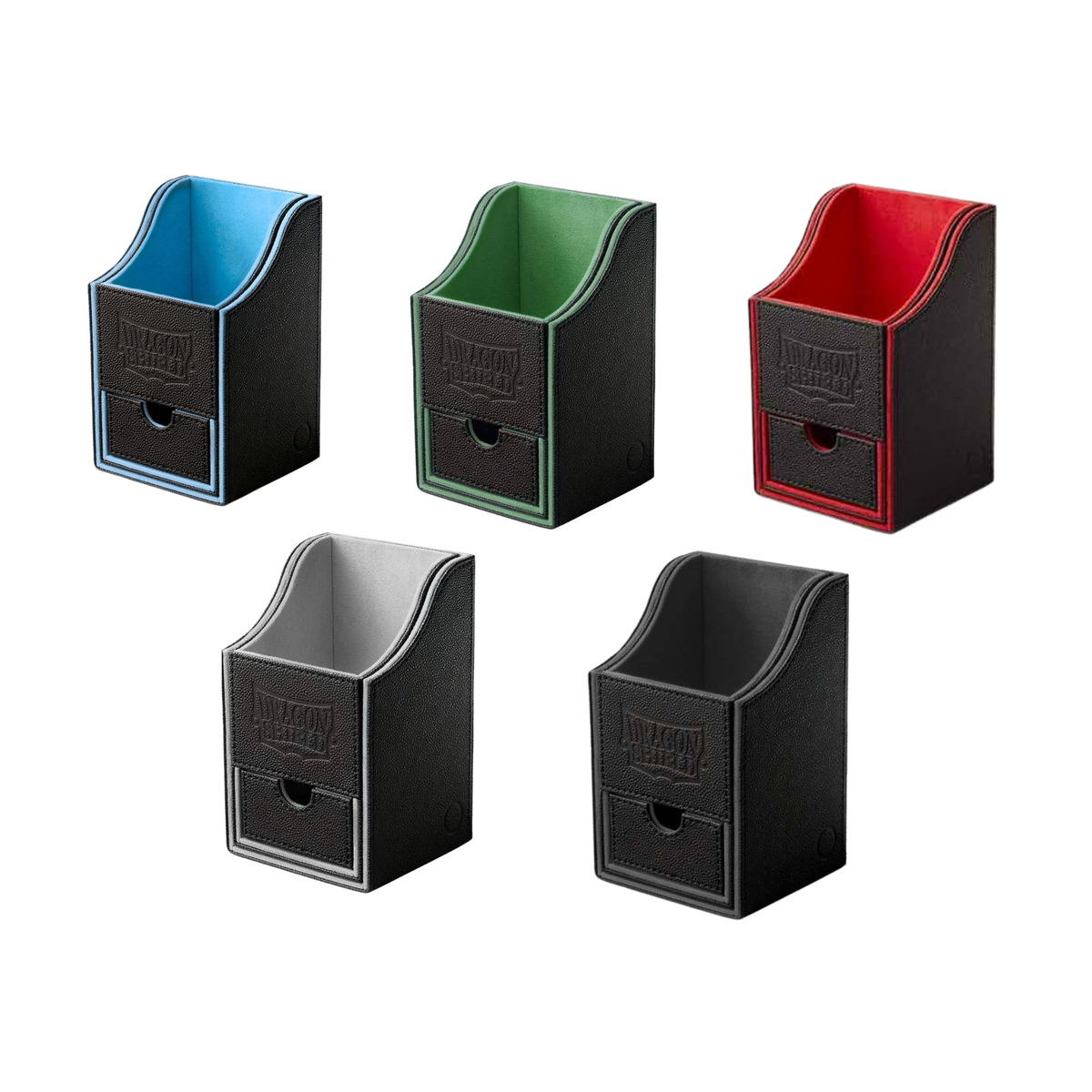 Dragon Shield Deck Box Nest+ 100-Black/Grey-Dragon Shield-Ace Cards & Collectibles