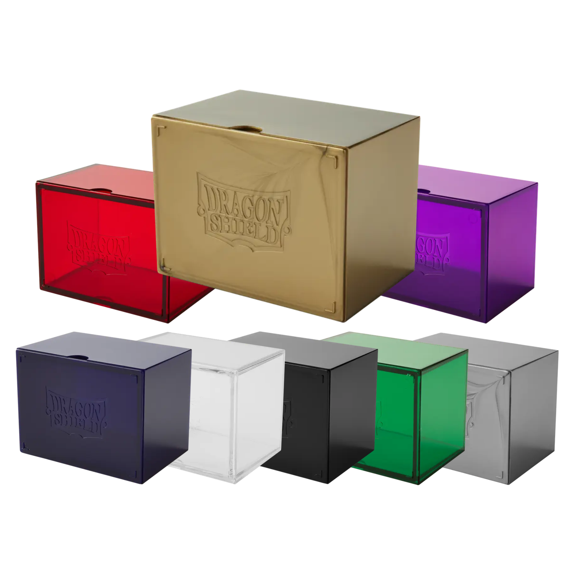 Dragon Shield Deck Box Strongbox 100+-Clear-Dragon Shield-Ace Cards & Collectibles