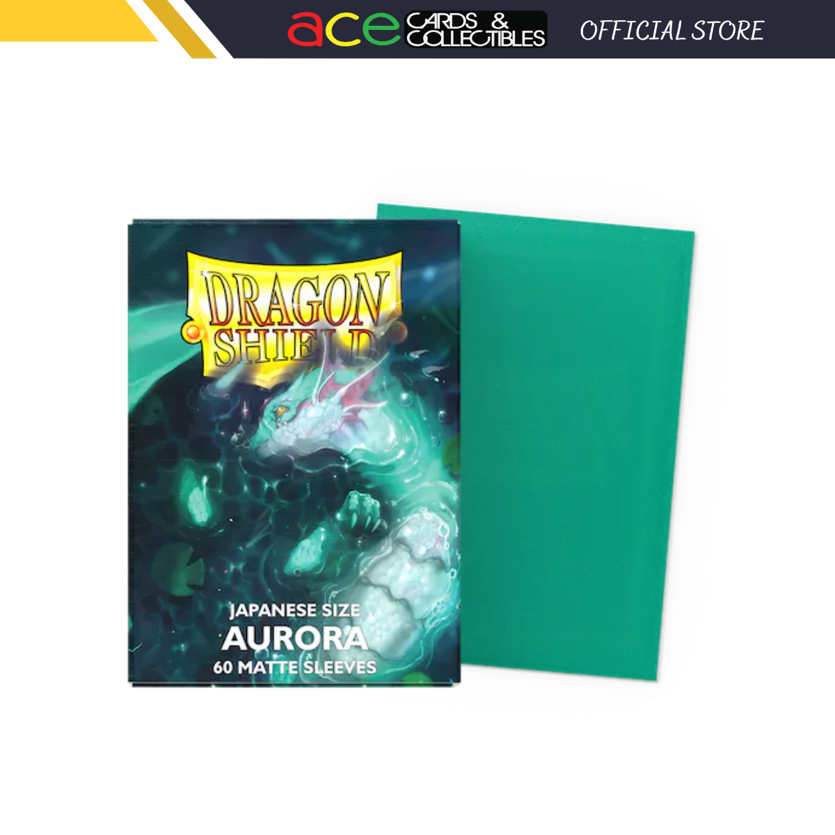 Dragon Shield Deck Protector Matte Sleeves 60pcs - &quot;Aurora&quot; (Japanese Size)-Dragon Shield-Ace Cards &amp; Collectibles