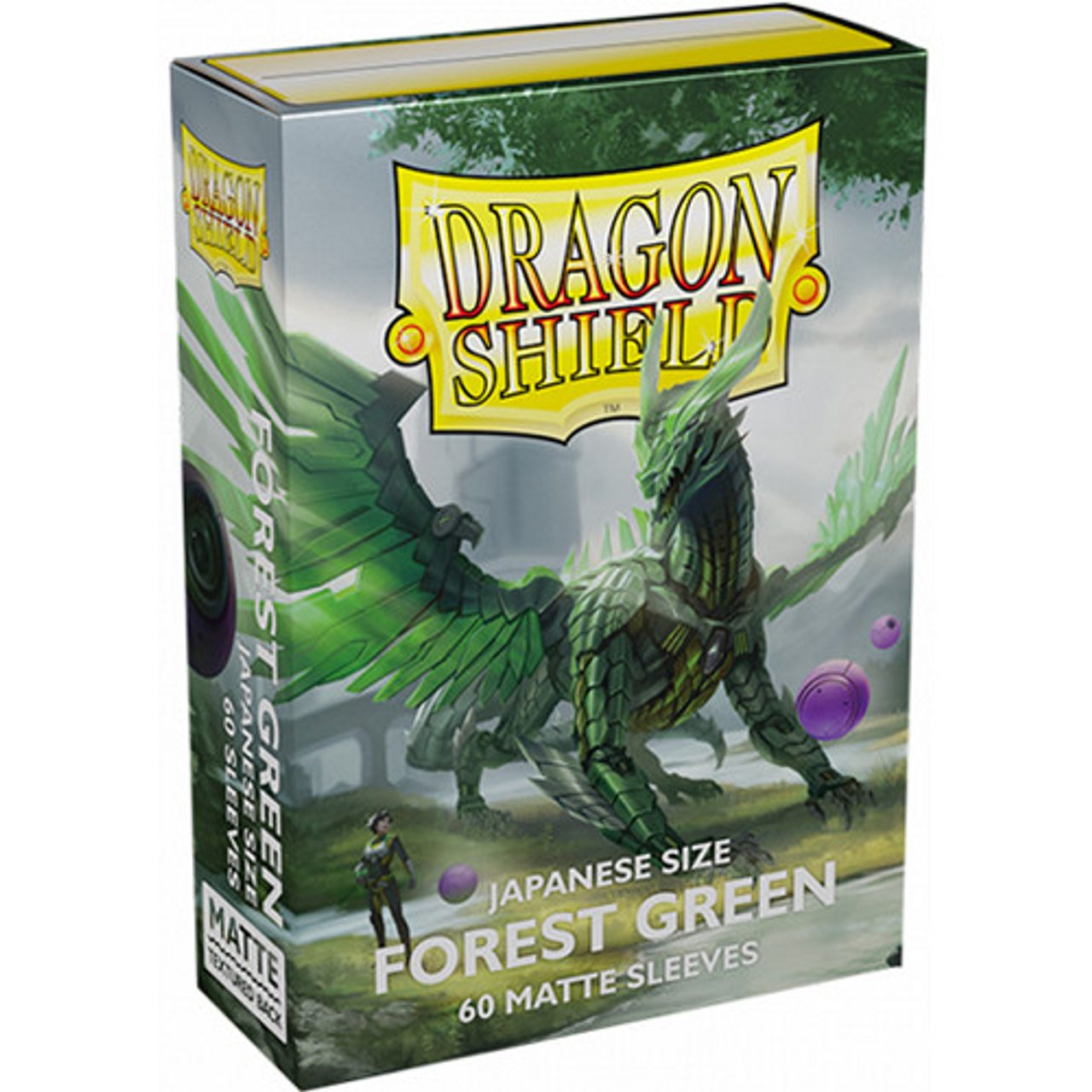 Dragon Shield Deck Protector Matte Sleeves 60pcs - "Forest Green" (Japanese Size)-Dragon Shield-Ace Cards & Collectibles