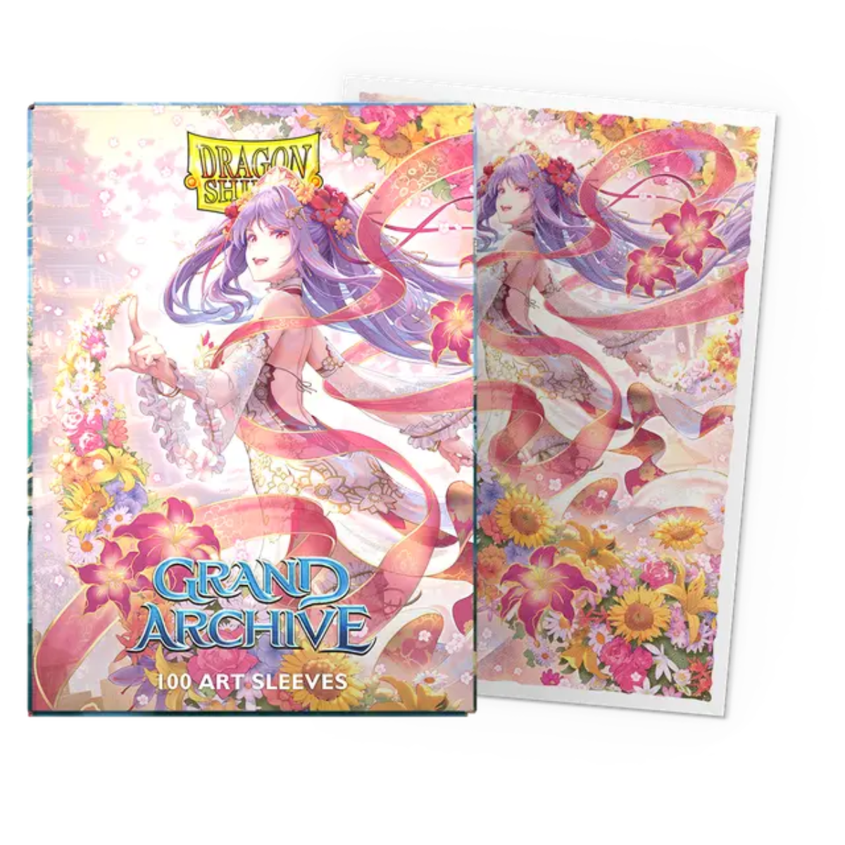 Dragon Shield Grand Archive Sleeve Art Matte Standard Size 100pcs &quot;Diao Chan - Idyll Corsage&quot;-Dragon Shield-Ace Cards &amp; Collectibles