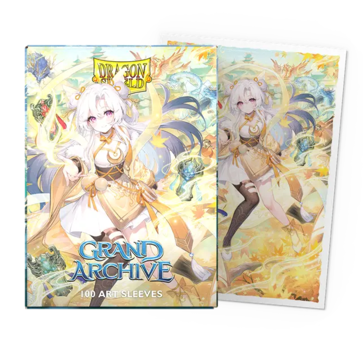 Dragon Shield Grand Archive Sleeve Art Matte Standard Size 100pcs "Guo Jia - Heaven's Favored"-Dragon Shield-Ace Cards & Collectibles