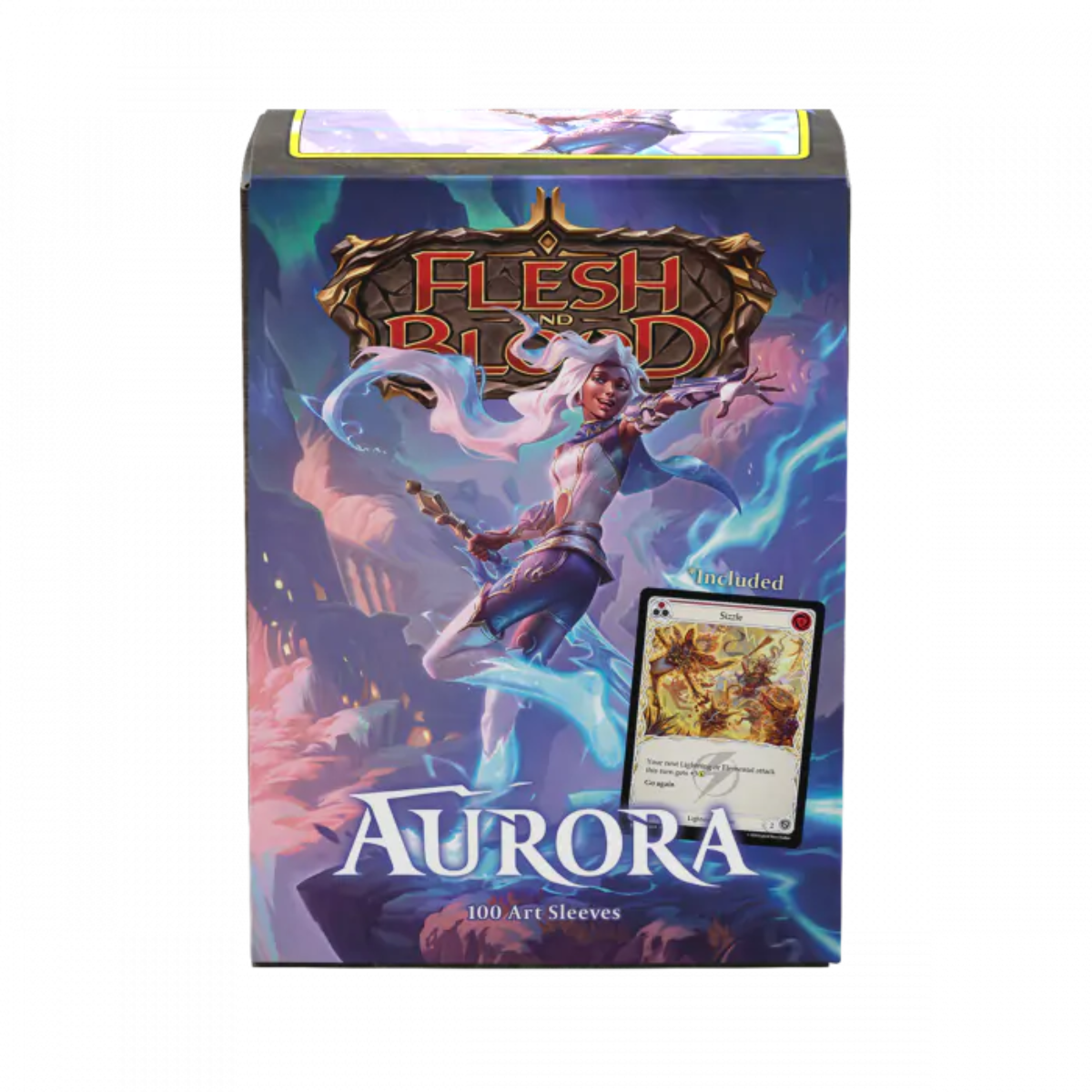 Dragon Shield Matte Art Sleeves - Flesh &amp; Blood Aurora (100 Sleeves)-Dragon Shield-Ace Cards &amp; Collectibles