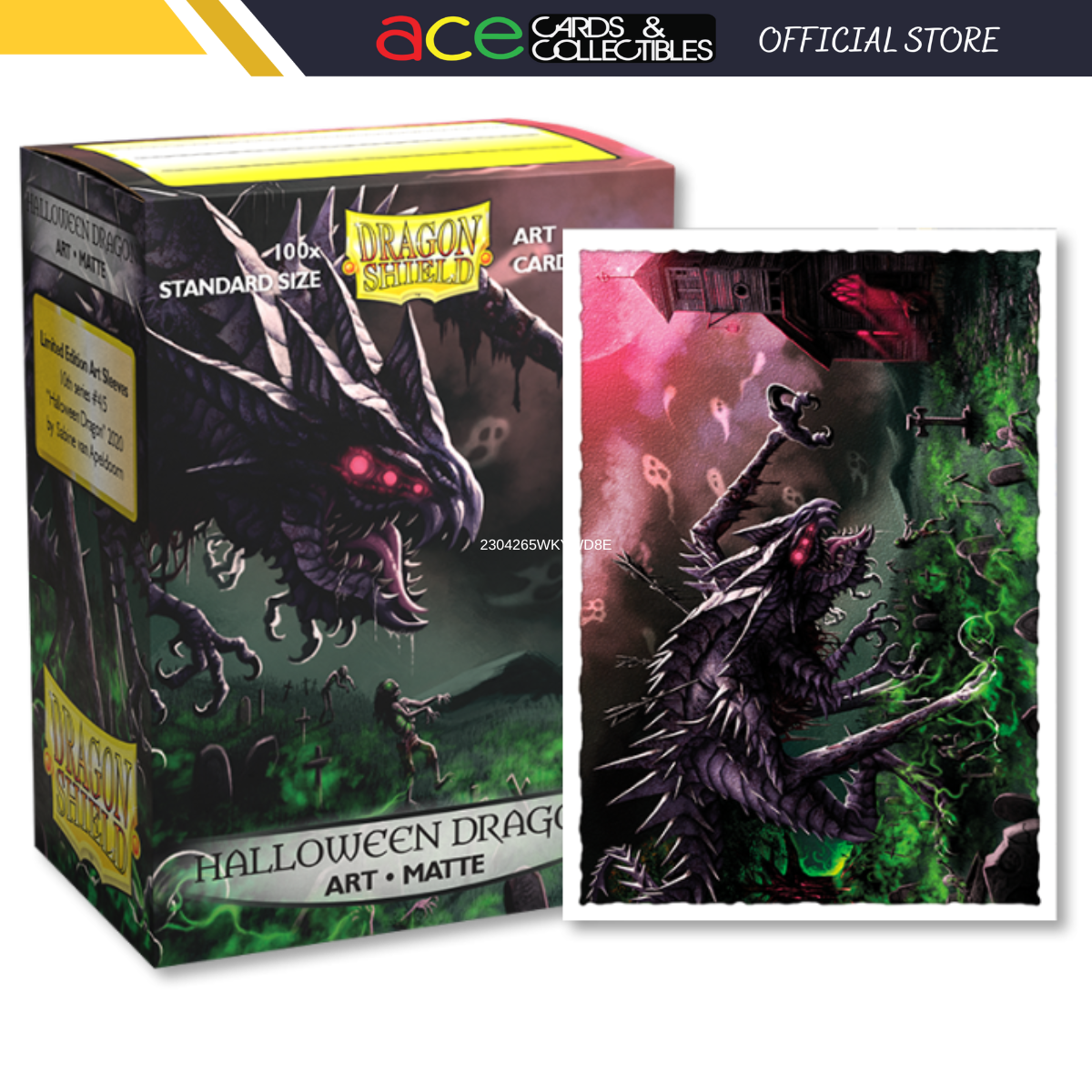 Dragon Shield Matte Art Sleeves Standard Size 100pcs - Halloween Dragon 2020-Dragon Shield-Ace Cards & Collectibles