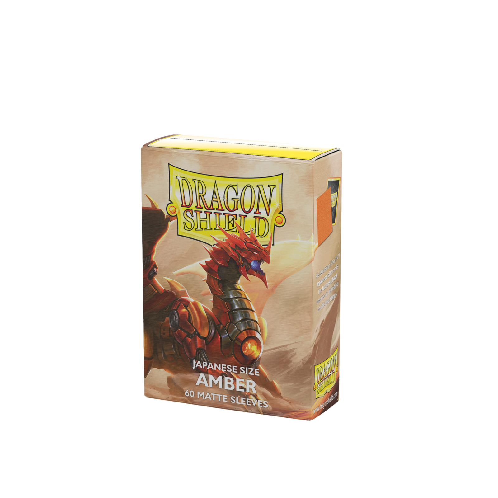 Dragon Shield Matte Sleeves Japanese Size 60pcs - Amber-Dragon Shield-Ace Cards & Collectibles