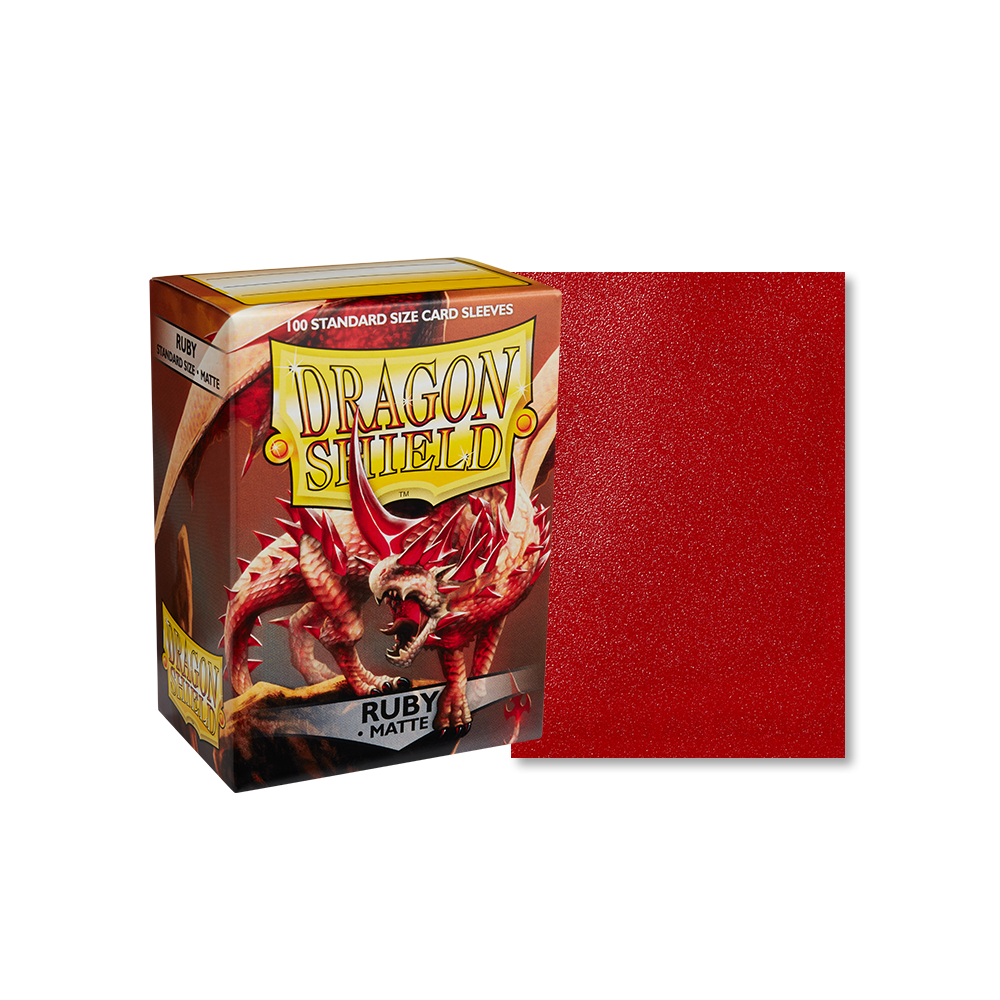 Dragon Shield Matte Standard Card Sleeves (100 pcs) — Multiple Colors-Clear Matte-Dragon Shield-Ace Cards & Collectibles