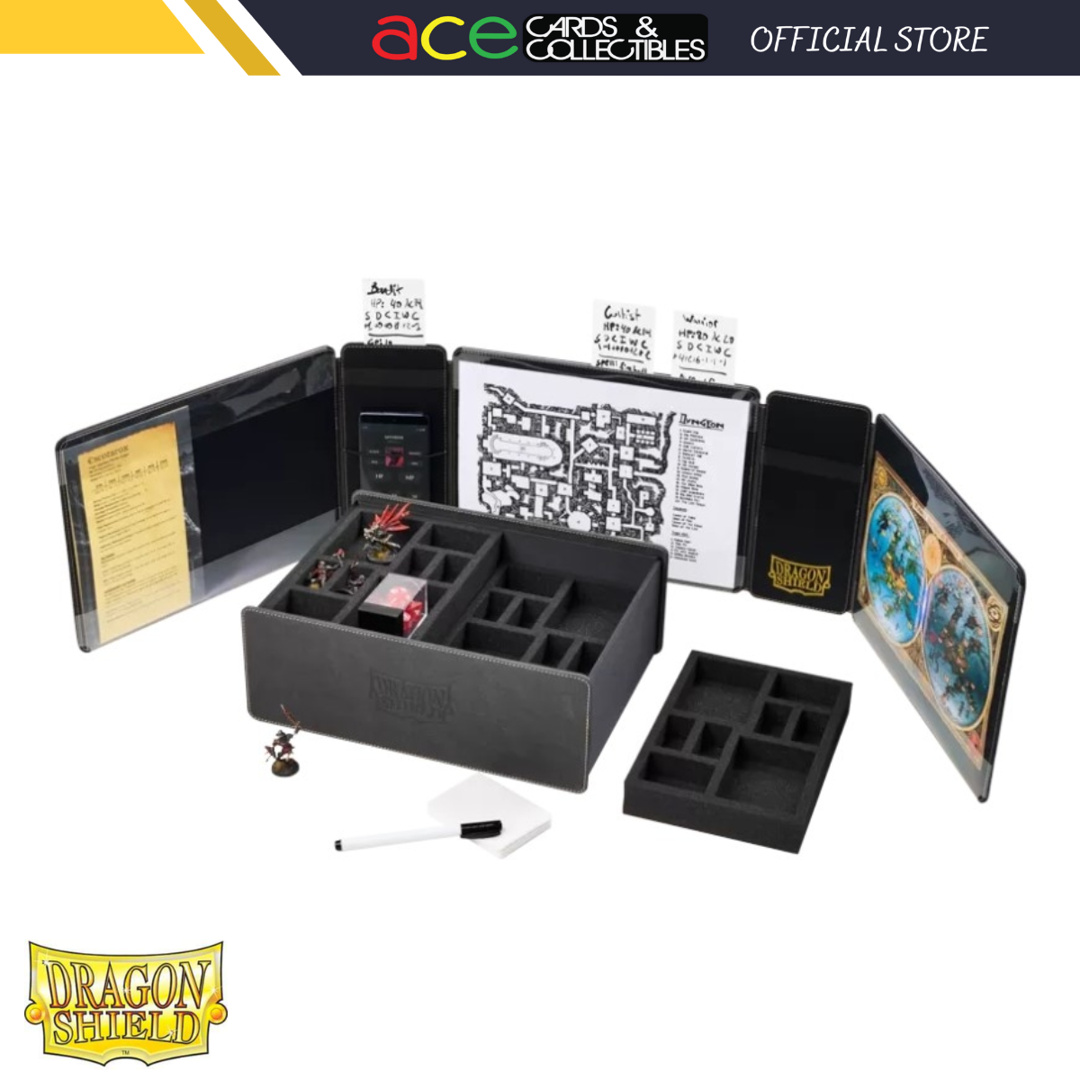 Dragon Shield RPG - Game Master Companion (Iron Grey)-Dragon Shield-Ace Cards & Collectibles