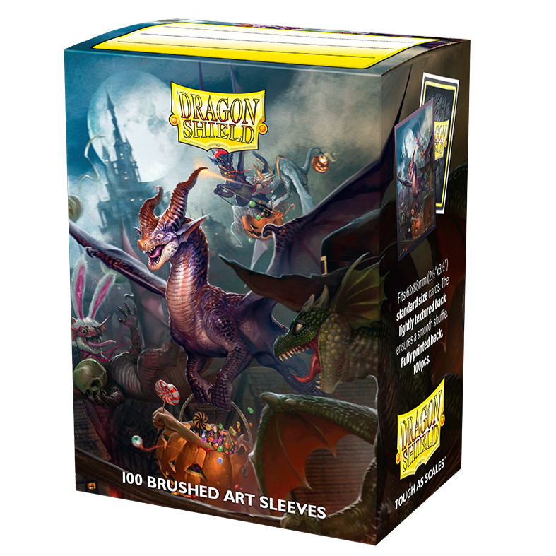 Dragon Shield Sleeve Art Matte Standard Size 100pcs &quot;Halloween Dragon 2021&quot;-Dragon Shield-Ace Cards &amp; Collectibles