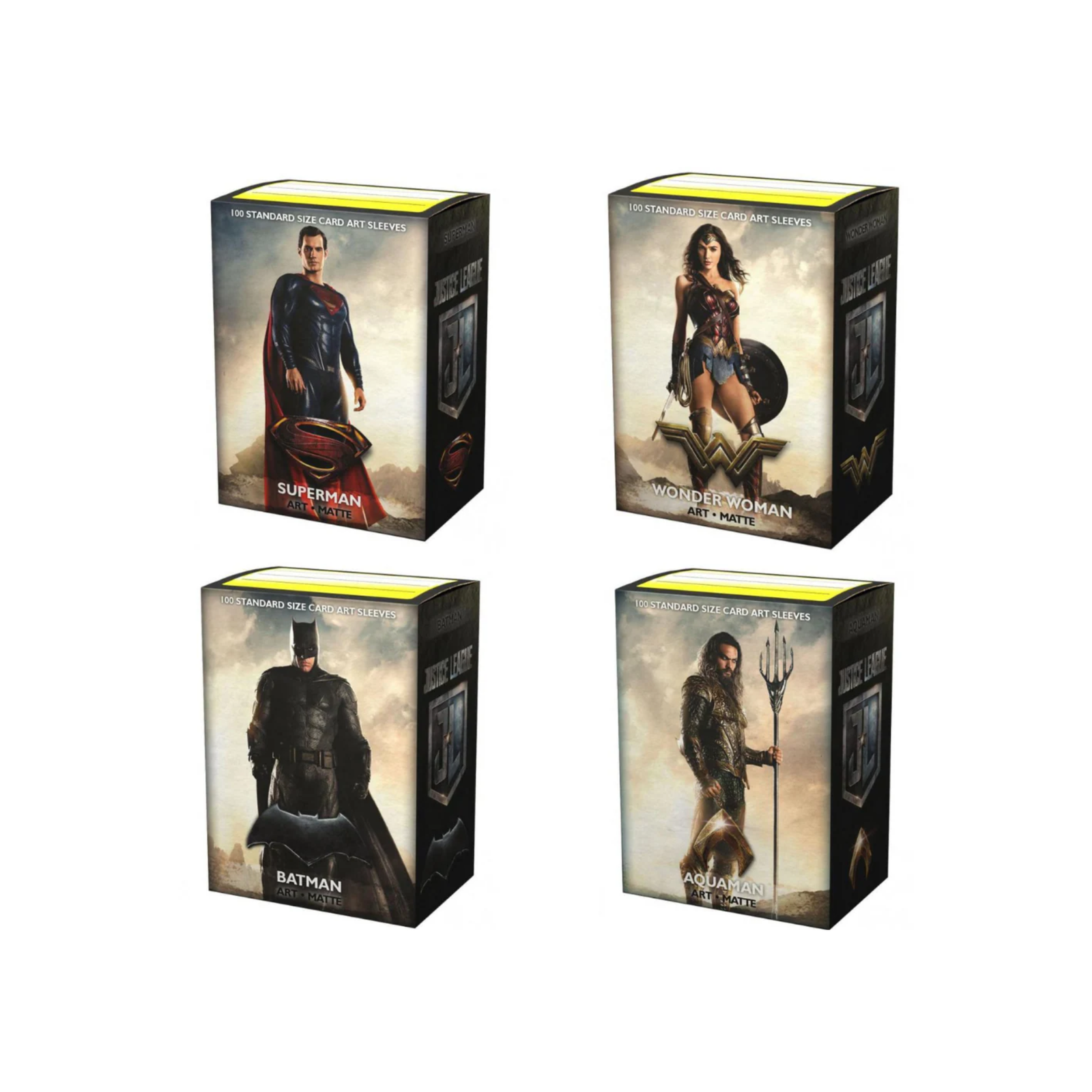 Dragon Shield Sleeve Art Matte Standard Size 100pcs "Justice League"-Aquaman-Dragon Shield-Ace Cards & Collectibles