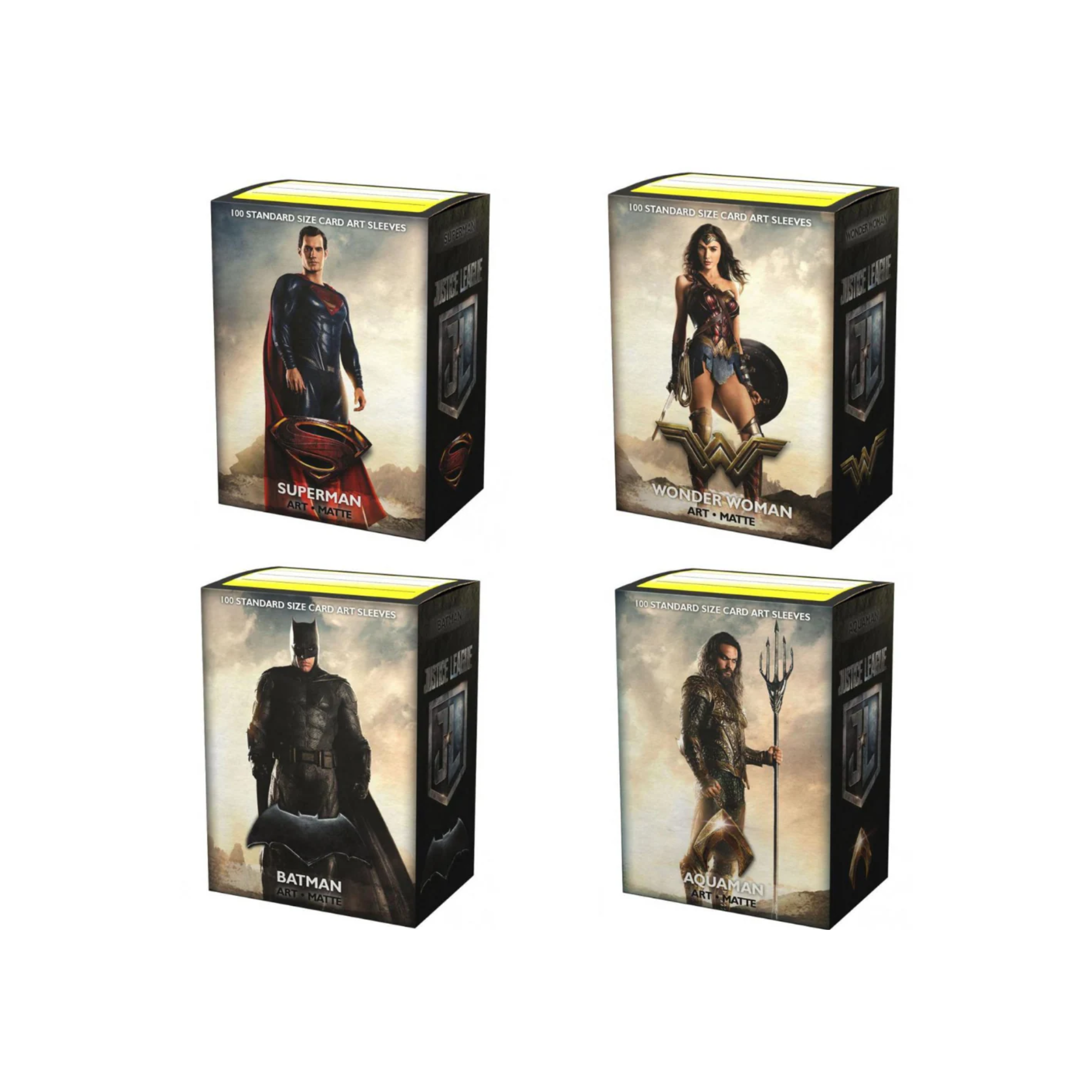 justice league card sleeves Dragon Shield Sleeve Art Matte Standard Size 100pcs "Justice League"