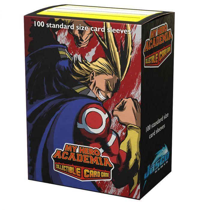 Dragon Shield Sleeve Art Matte Standard Size 100pcs &quot;My Hero Academia&quot;-All Might Flex-Dragon Shield-Ace Cards &amp; Collectibles