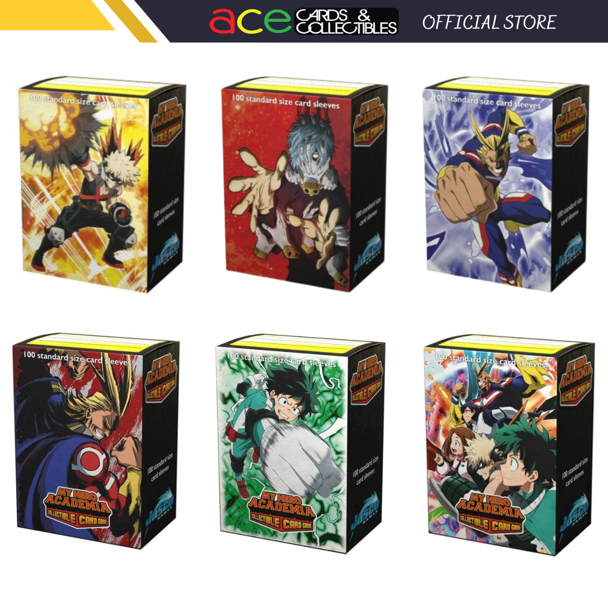 Dragon Shield Sleeve Art Matte Standard Size 100pcs &quot;My Hero Academia&quot;-Katsuki Bakugo-Dragon Shield-Ace Cards &amp; Collectibles