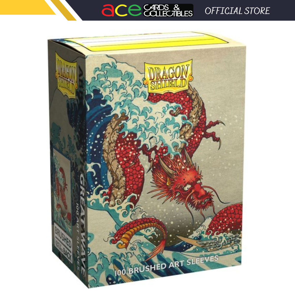 Dragon Shield Sleeve Art Matte Standard Size 100pcs "The Great Wave"-Dragon Shield-Ace Cards & Collectibles