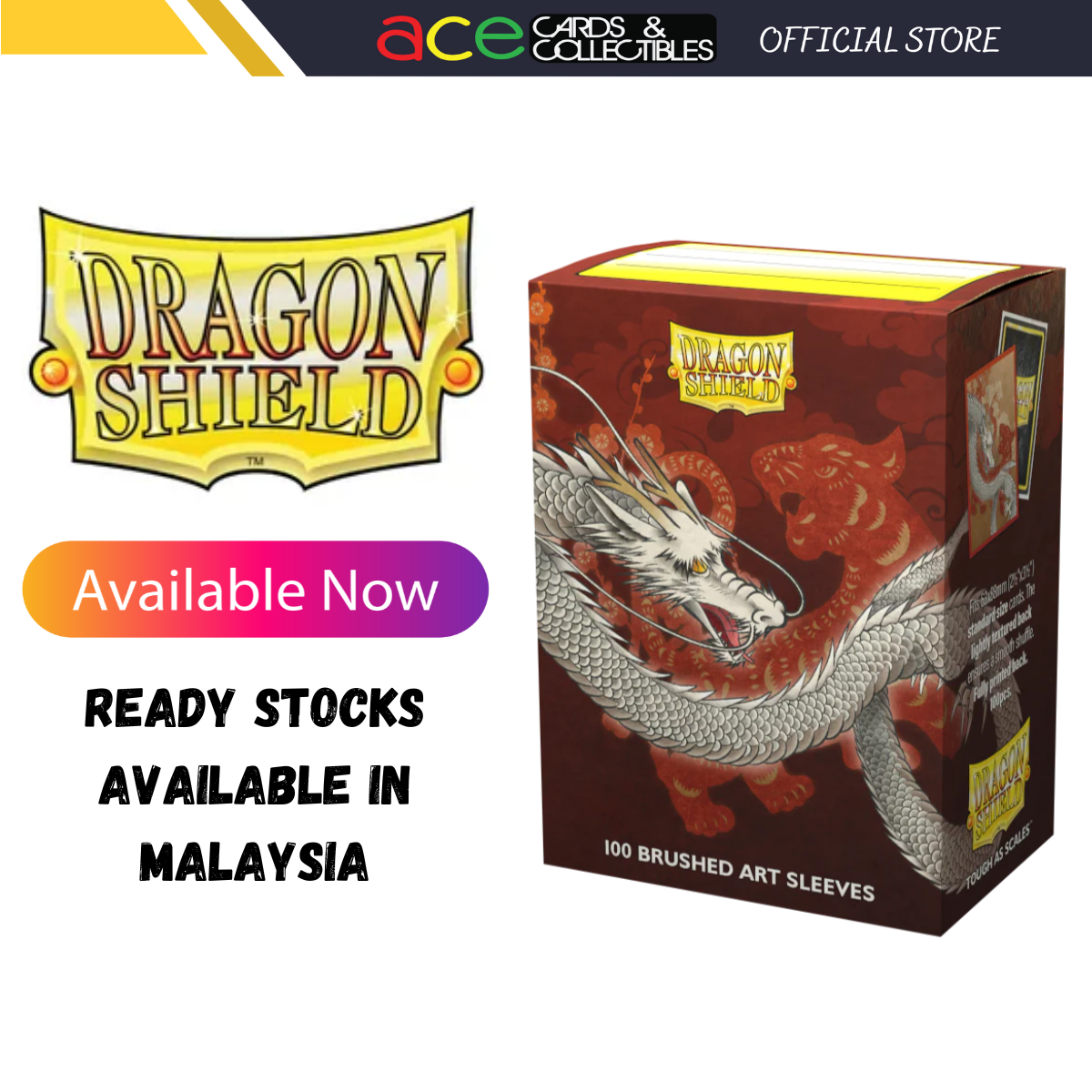 Dragon Shield Sleeve Art Matte Standard Size 100pcs "Water Tiger 2022"-Dragon Shield-Ace Cards & Collectibles