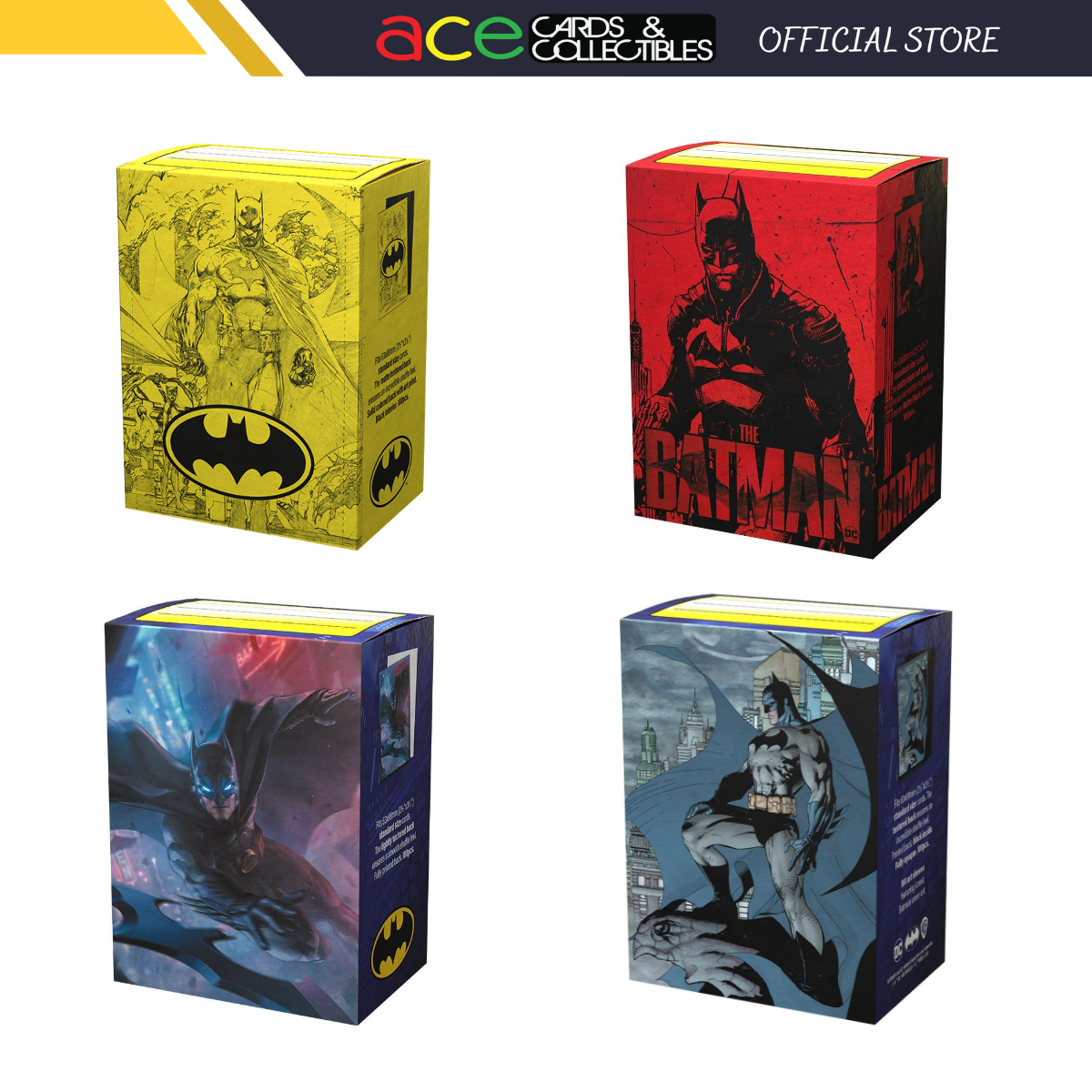 Dragon Shield Sleeve Art Standard Size 100pcs &quot;Batman Series No.5&quot;-Dual Matte No.5-Dragon Shield-Ace Cards &amp; Collectibles