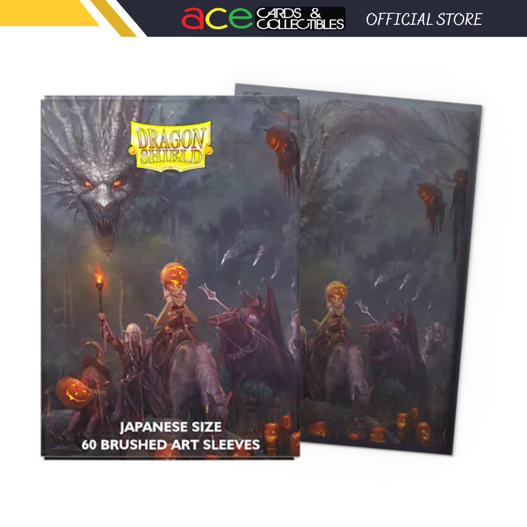 Dragon Shield Sleeve Brushed Art Sleeves - Halloween 2022 (Japanese size)-Dragon Shield-Ace Cards &amp; Collectibles