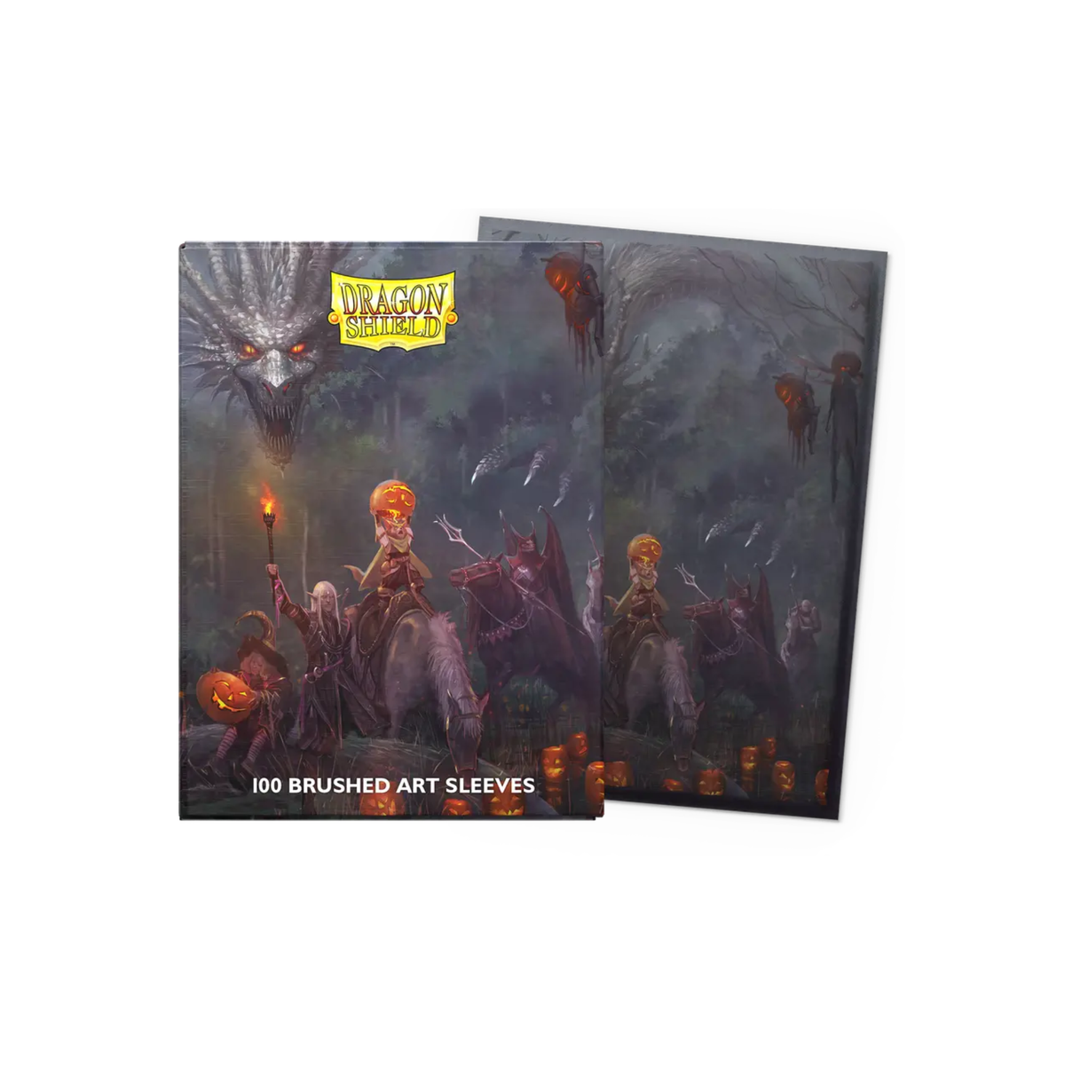Dragon Shield Sleeve Brushed Art Sleeves - Halloween 2022 (Japanese size)-Dragon Shield-Ace Cards & Collectibles