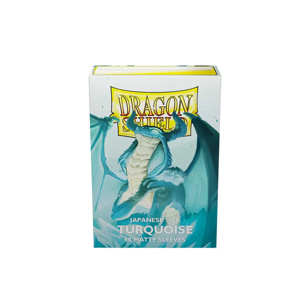 Dragon Shield Sleeve Brushed Art Sleeves - Matte Turquoise "Yadolom" (Japanese size)-Dragon Shield-Ace Cards & Collectibles