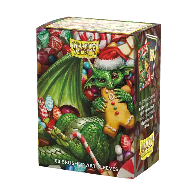 Dragon Shield Sleeve Brushed Art Standard Size 100pcs "Christmas 2024"-Dragon Shield-Ace Cards & Collectibles