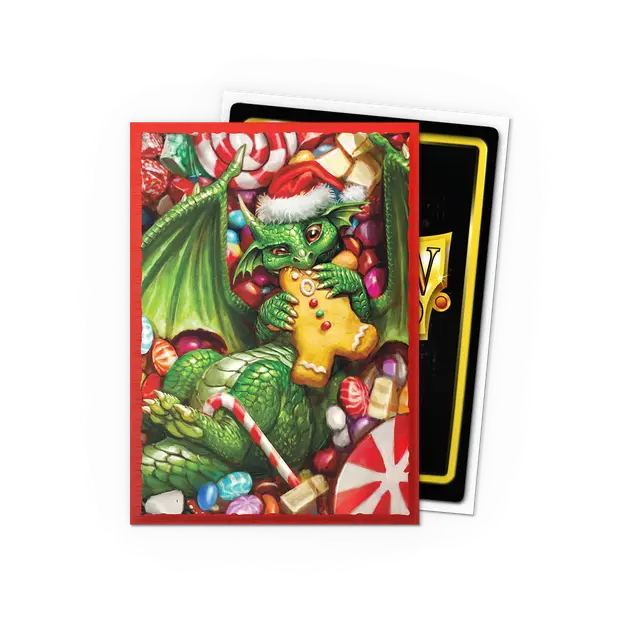 Dragon Shield Sleeve Brushed Art Standard Size 100pcs "Christmas 2024"-Dragon Shield-Ace Cards & Collectibles