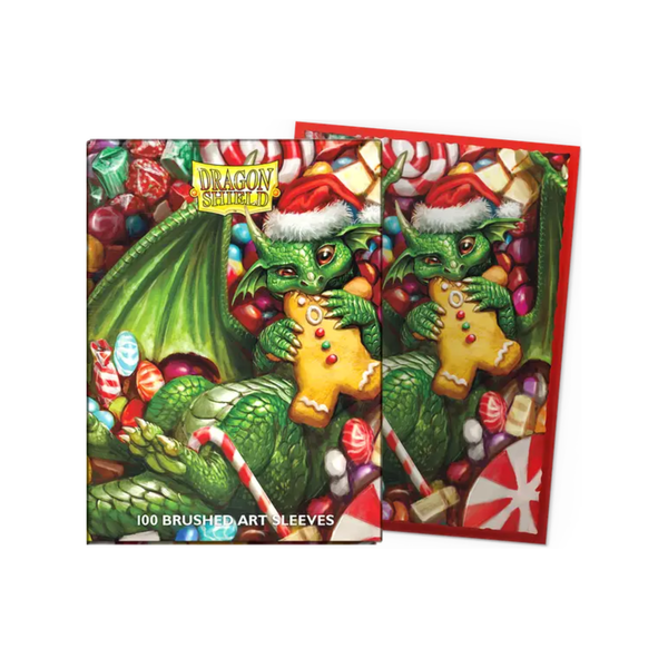 Dragon Shield Sleeve Brushed Art Standard Size 100pcs "Christmas 2024"-Dragon Shield-Ace Cards & Collectibles