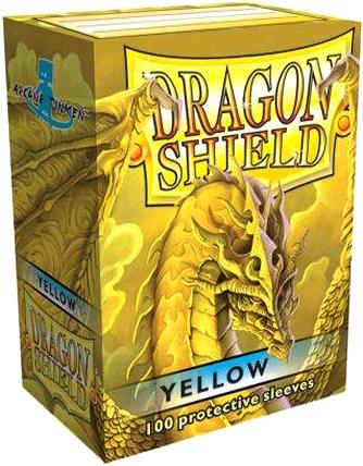 Dragon Shield Sleeve Classic Standard Size 100pcs - Yellow-Dragon Shield-Ace Cards &amp; Collectibles