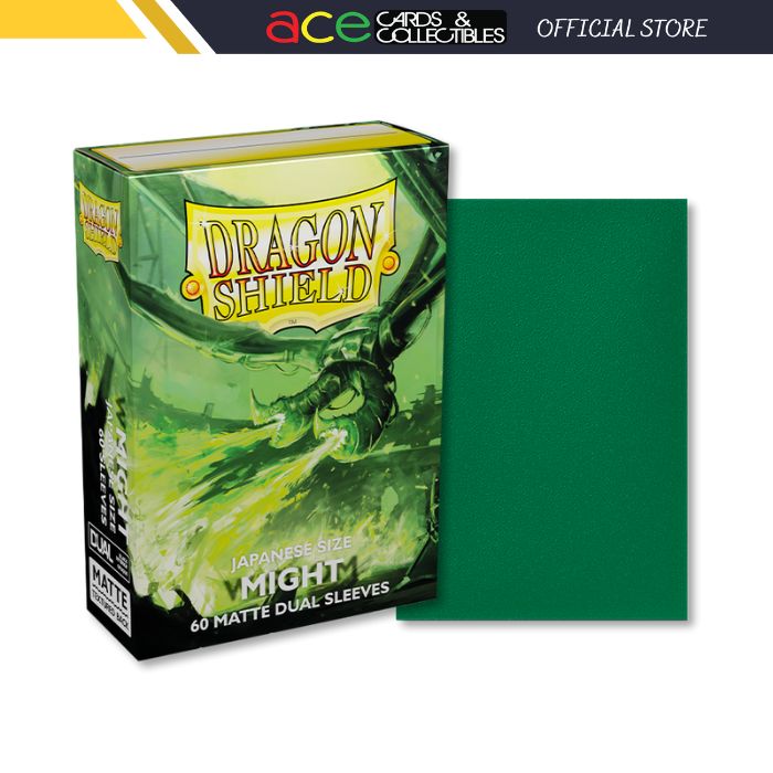 Dragon Shield Sleeve DS60J Matte DUAL Japanese size - Might-Dragon Shield-Ace Cards &amp; Collectibles