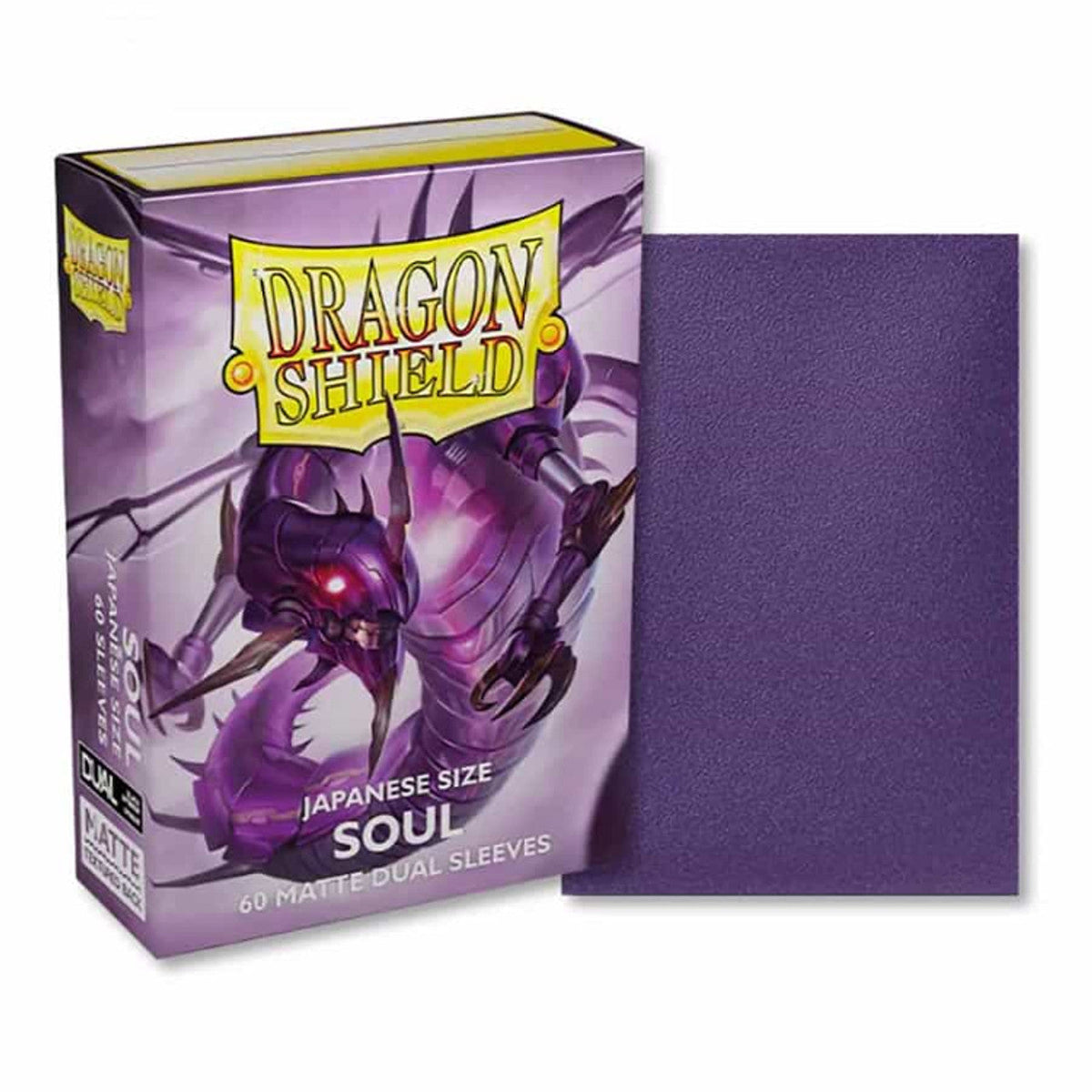 Dragon Shield Sleeve DS60J Matte DUAL Japanese size - Soul-Dragon Shield-Ace Cards &amp; Collectibles