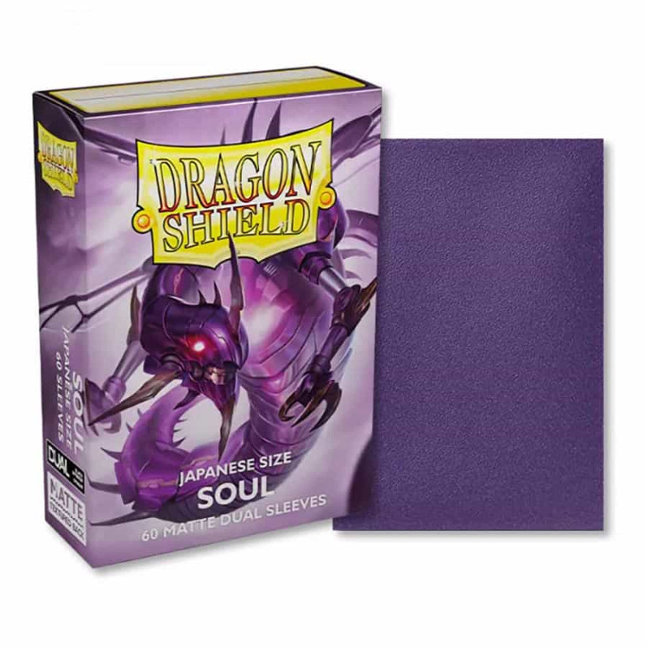 Dragon Shield Sleeve DS60J Matte DUAL Japanese size - Soul-Dragon Shield-Ace Cards & Collectibles