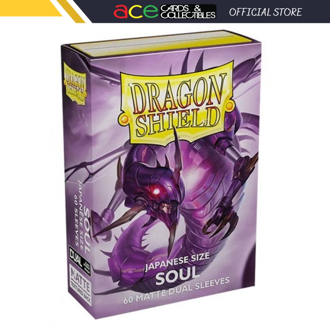 Dragon Shield Sleeve DS60J Matte DUAL Japanese size - Soul-Dragon Shield-Ace Cards & Collectibles
