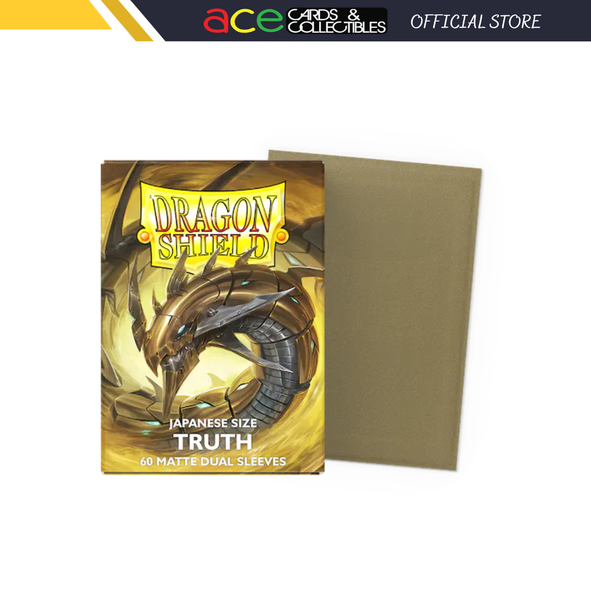 Dragon Shield Sleeve DS60J Matte DUAL Japanese size - Truth-Dragon Shield-Ace Cards &amp; Collectibles