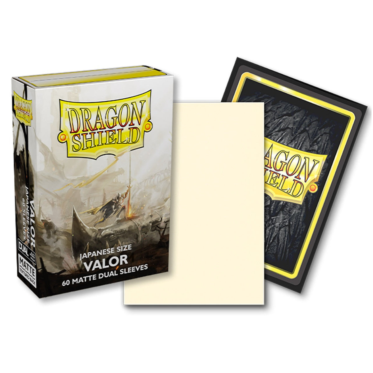 Dragon Shield Sleeve DS60J Matte DUAL Japanese size - Valor-Dragon Shield-Ace Cards & Collectibles
