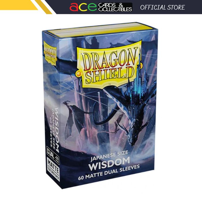 Dragon Shield Sleeve DS60J Matte DUAL Japanese size - Wisdom-Dragon Shield-Ace Cards & Collectibles