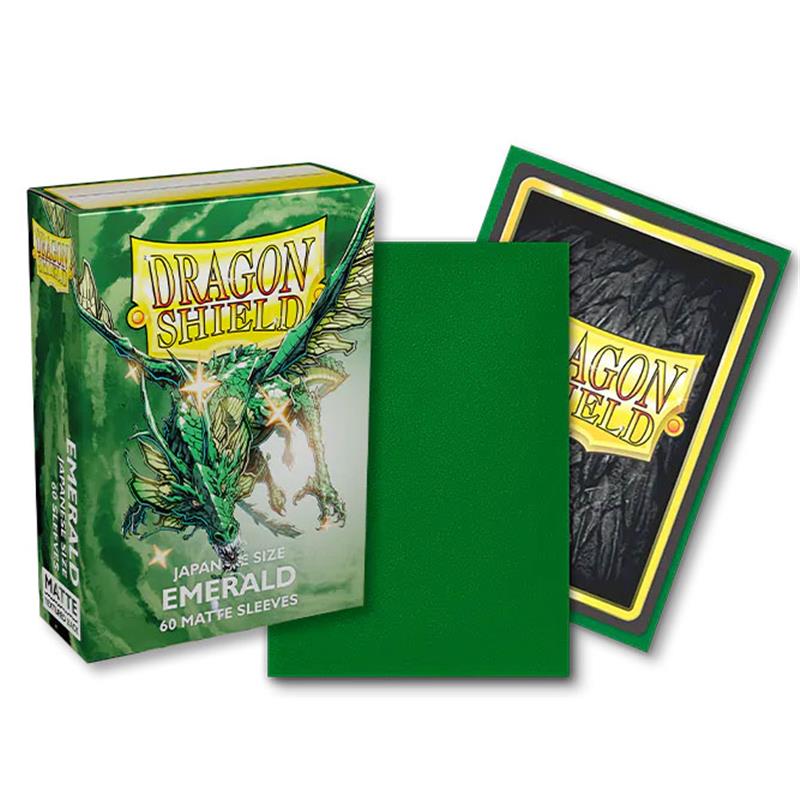 Dragon Shield Sleeve DS60J Matte Japanese size - Emerald-Dragon Shield-Ace Cards &amp; Collectibles