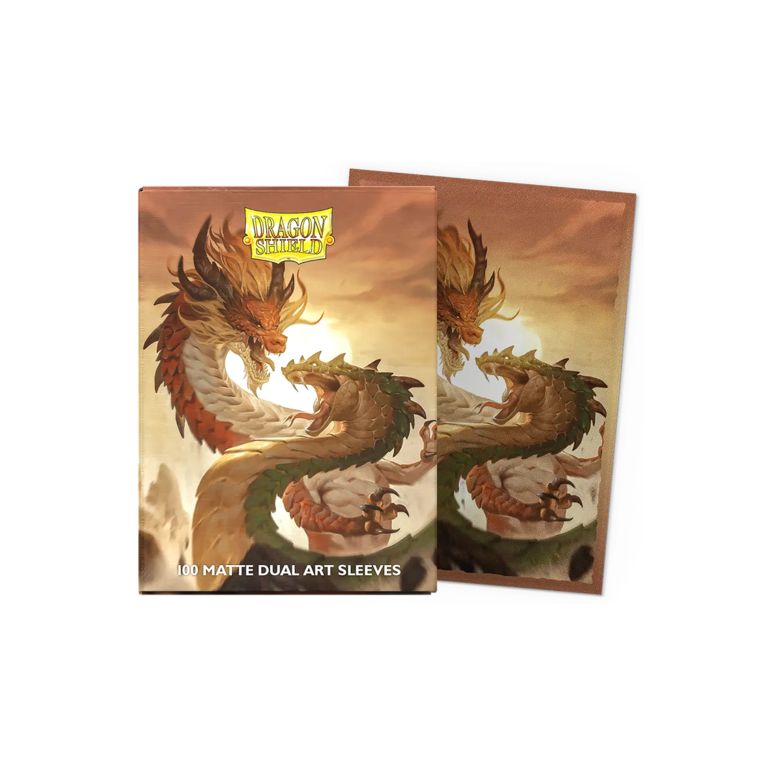 Dragon Shield Sleeve Dual Matte Art Standard Size 100pcs - "Wood Snake 2025"-Dragon Shield-Ace Cards & Collectibles