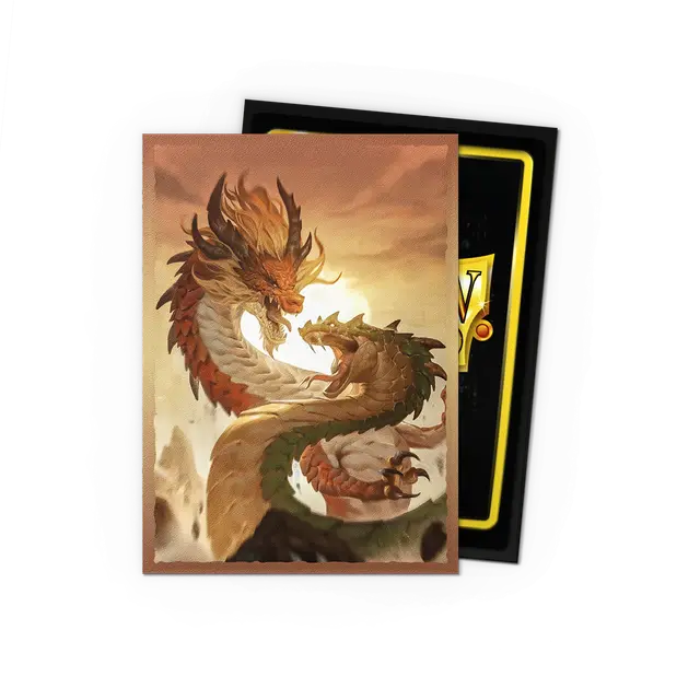 Dragon Shield Sleeve Dual Matte Art Standard Size 100pcs - &quot;Wood Snake 2025&quot;-Dragon Shield-Ace Cards &amp; Collectibles