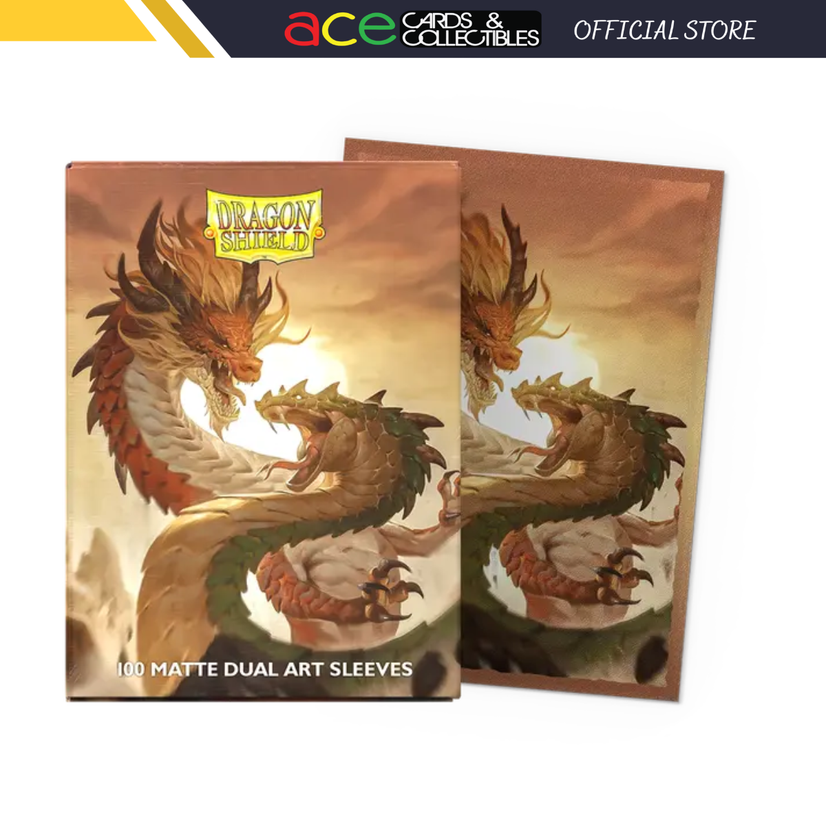 Dragon Shield Sleeve Dual Matte Art Standard Size 100pcs - "Wood Snake 2025"-Dragon Shield-Ace Cards & Collectibles