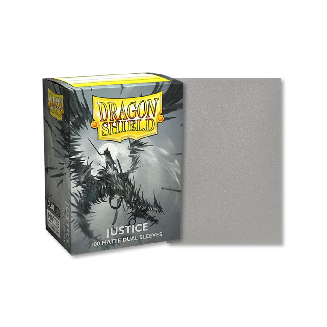Dragon Shield Sleeve Dual Matte Standard Size 100pcs-Snow (Nirin)-Dragon Shield-Ace Cards & Collectibles