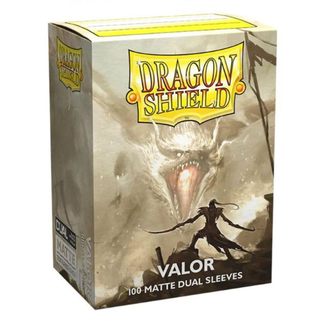 Dragon Shield Sleeve Dual Matte Standard Size 100pcs-Snow (Nirin)-Dragon Shield-Ace Cards & Collectibles