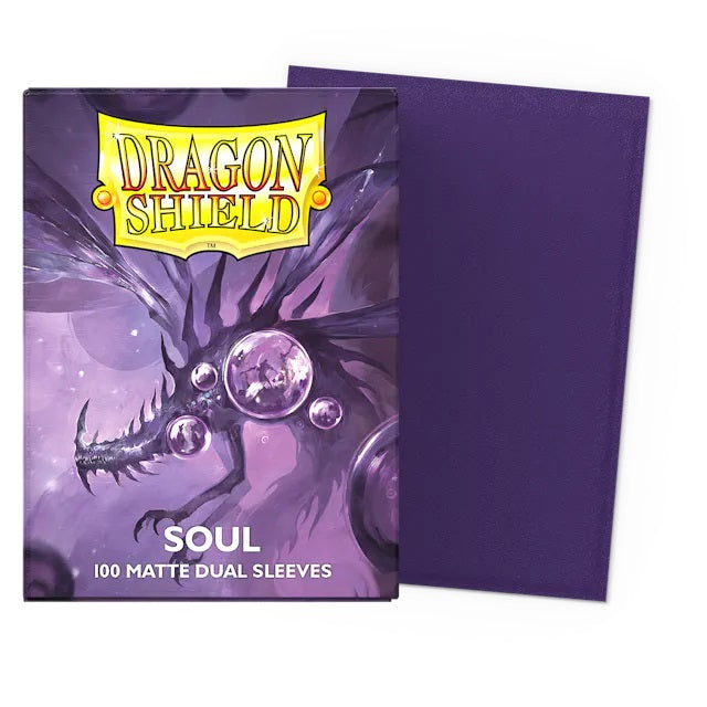 Dragon Shield Sleeve Dual Matte Standard Size 100pcs - Soul-Dragon Shield-Ace Cards &amp; Collectibles