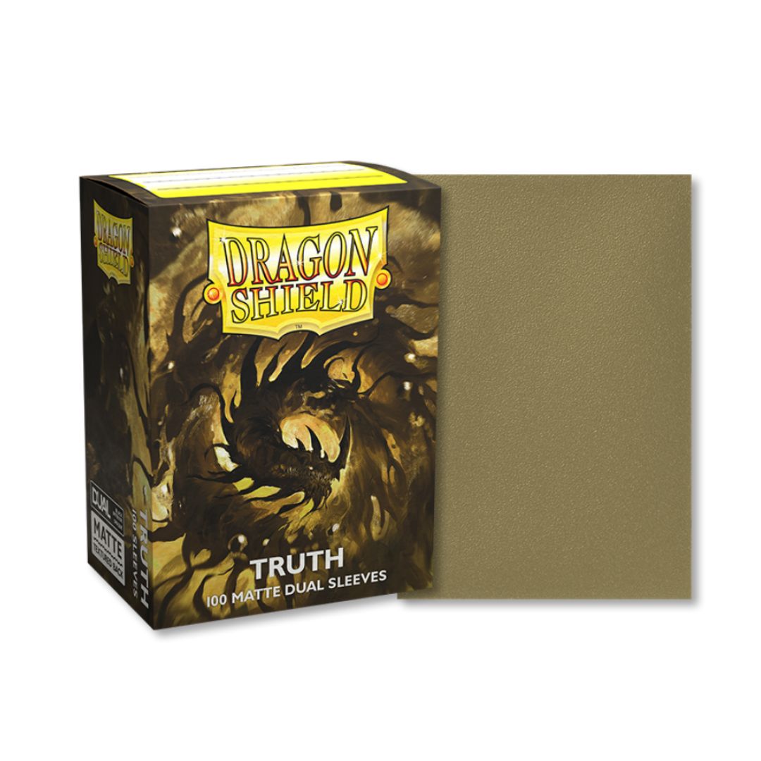 Dragon Shield Sleeve Dual Matte Standard Size 100pcs - Truth-Dragon Shield-Ace Cards & Collectibles
