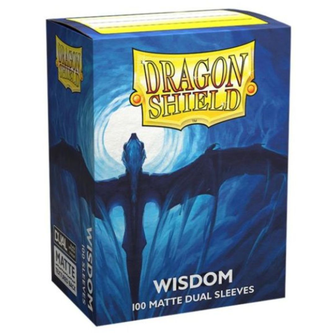 Dragon Shield Sleeve Dual Matte Standard Size 100pcs - Wisdom-Dragon Shield-Ace Cards & Collectibles