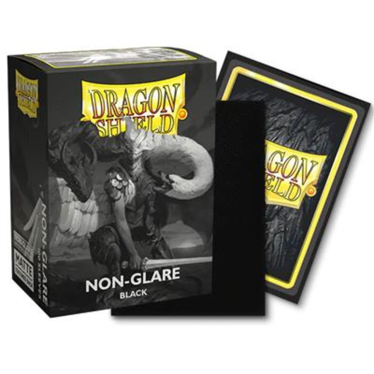 Dragon Shield Sleeve Matte Non-Glare Standard Size 100pcs &quot;Matte Black V2&quot;-Dragon Shield-Ace Cards &amp; Collectibles