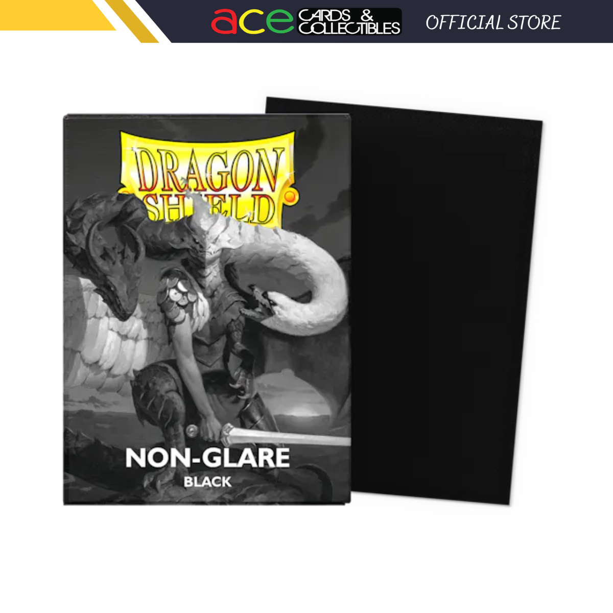 Dragon Shield Sleeve Matte Non-Glare Standard Size 100pcs "Matte Black V2"-Dragon Shield-Ace Cards & Collectibles