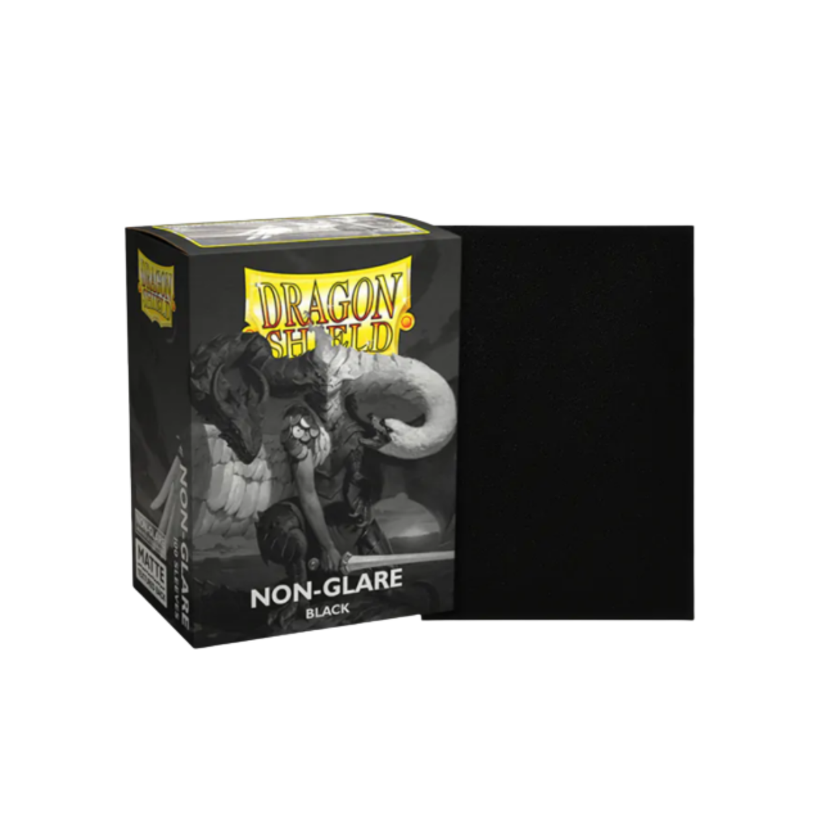 Dragon Shield Sleeve Matte Non-Glare Standard Size 100pcs "Matte Black V2"-Dragon Shield-Ace Cards & Collectibles