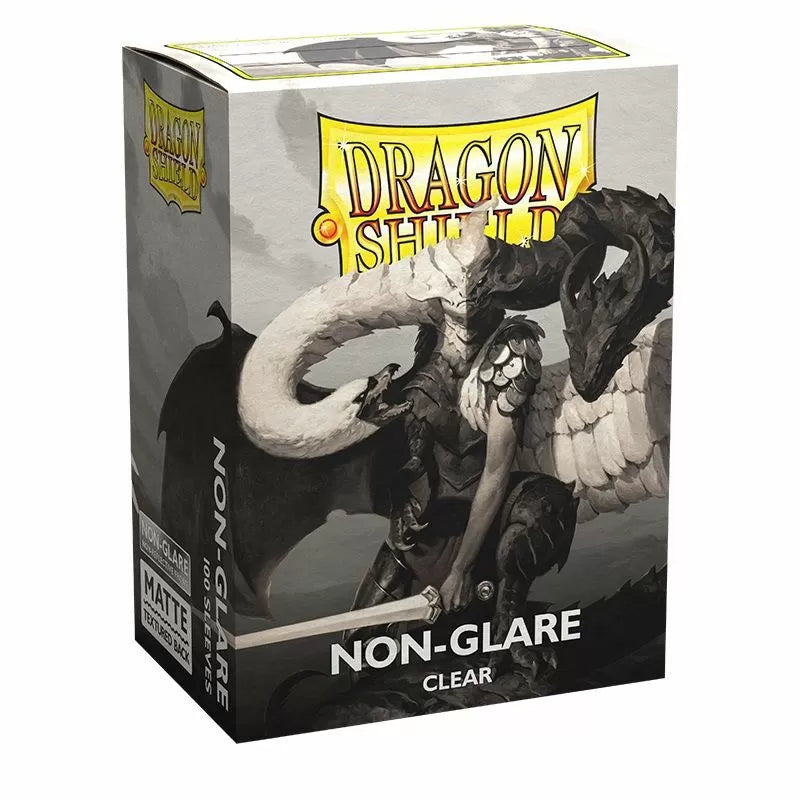 Dragon Shield Sleeve Matte Non-Glare Standard Size 100pcs "Matte Clear V2"-Dragon Shield-Ace Cards & Collectibles