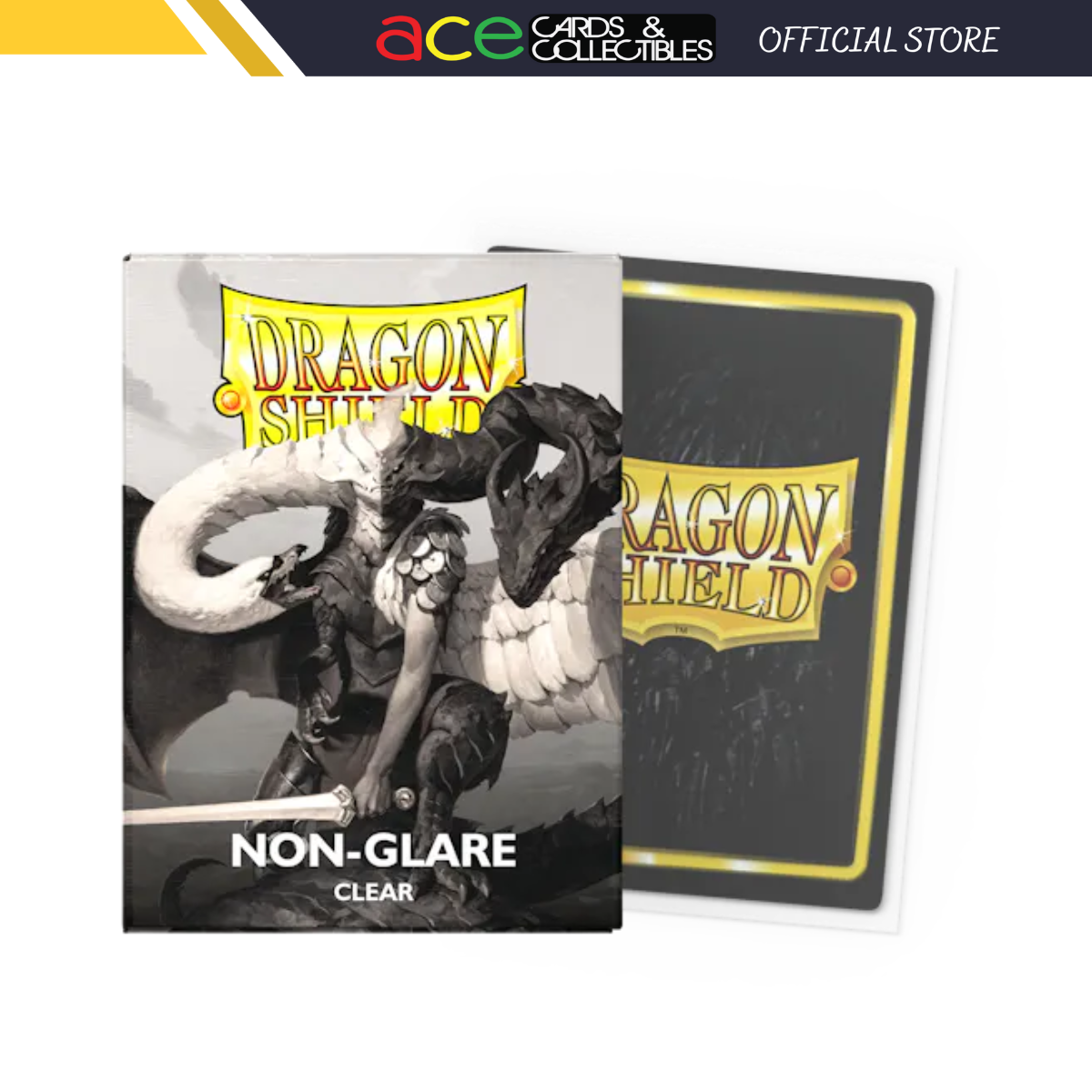 Dragon Shield Sleeve Matte Non-Glare Standard Size 100pcs "Matte Clear V2"-Dragon Shield-Ace Cards & Collectibles