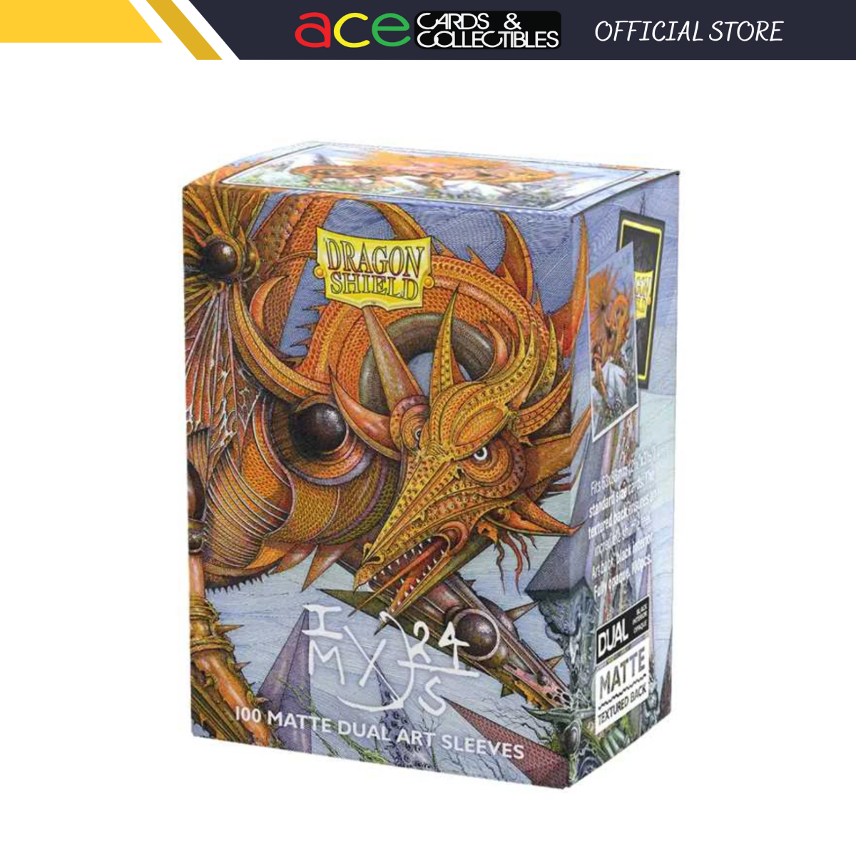 Dragon Shield Sleeves Matte Dual Art 100 Sleeves Standard Size "The Millerax"-Dragon Shield-Ace Cards & Collectibles