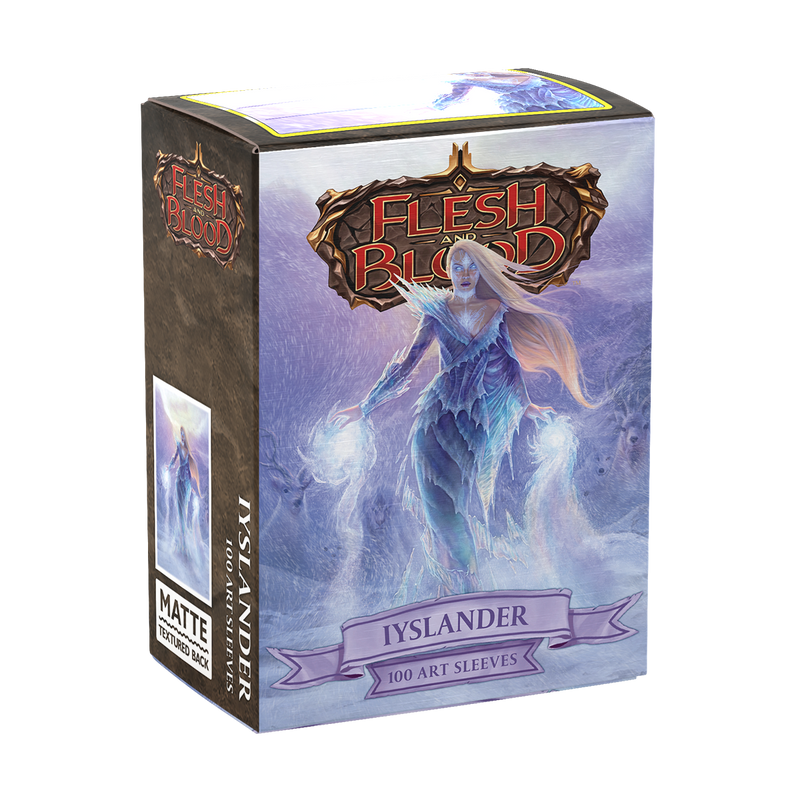 Dragon Shield Sleeves: Standard Matte Art Flesh and Blood - Iyslander Elemental Wizard-Dragon Shield-Ace Cards & Collectibles